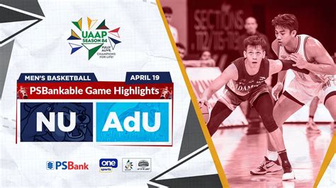 NU vs. Adamson highlights .